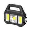 Camping Light Solar Operated Rechargeable Portable Multifunctional 6 Modes Adjustable Illumination Side Light
