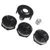 Набор шпулек для триммера Tap & Go 1 Лиска 6 мм Подходит для DUR181Z DUR181 и других Включает 3 шпульки и 1 крышку для удобства использования