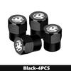 For Vauxhall 4Pcs/set Car Wheel Tire Valve Caps Air Stem Dust Covers Corsa Astra Mokka Grandland Crossland Combo Life Stem Caps1