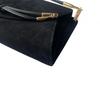Б/у Сумка на плечо Salvatore Ferragamo черная Замша Женская
