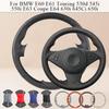 Car Steering Wheel Cover For BMW E60 E61 Touring 530d 545i 550i E63 Coupe E64 630i 645Ci 650i Microfiber Leather Auto Grip Cover