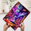 Cyberpunk Cityscape With S and Neon Car Poster Customized Vintage Metal Signs Wall Art Retro Tin Plaque for Fans House Decor