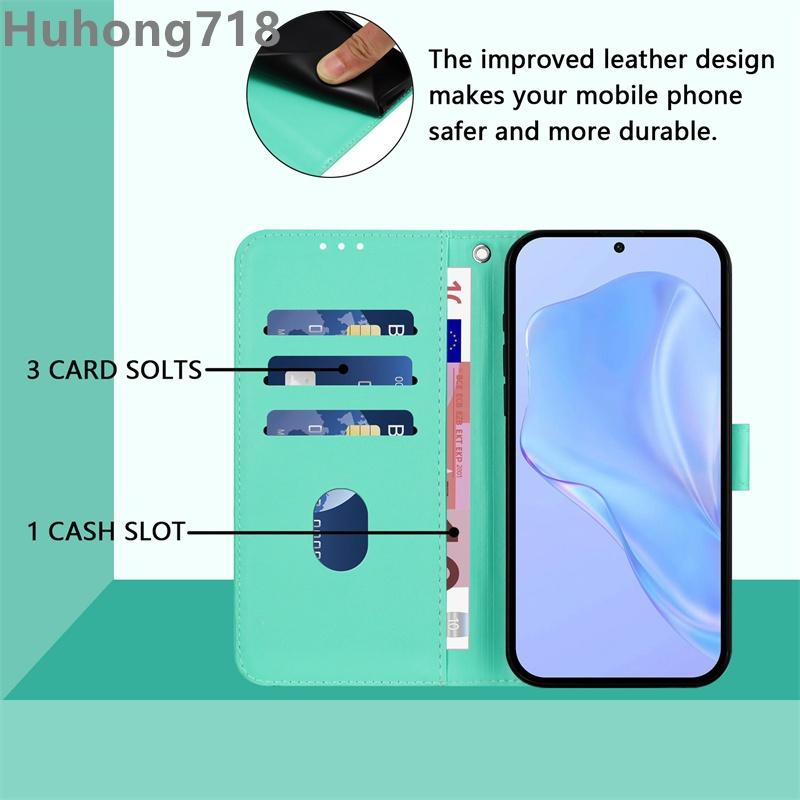 Для Samsung Galaxy A04 Core A04E A04S A05 A14 A24 A34 A54 4G 5G Чехол-книжка с держателем для карт и подставкой из мягкого силикона TPU Полная защита