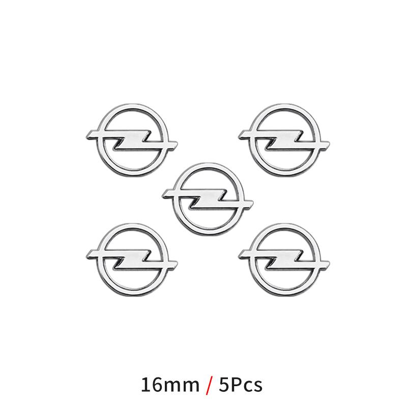 czxkqr1 16mm Car Remote Key ABS Logo Sticker Accessories For Opel Corsa Astra Insignia Vectra Zafira Meriva Mokka Grandland Vivaro