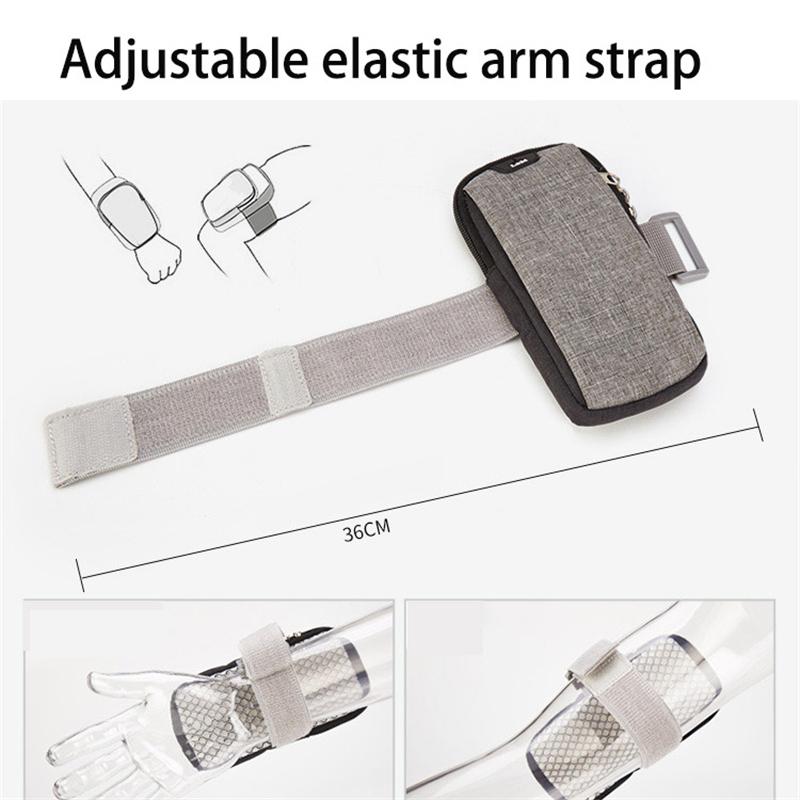 Armband Outdoor Runing Holder Arm Bag Waterproof Phone Case GYM Fitness Sport Bags for Samsung Xiaomi iphone 14 15 16 Pro Max 6