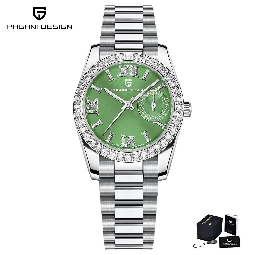 PAGANI DESIGN 32MM Luxury Women's Wristwatch Japan TMI Movt Elegant Quartz Watch For Women Fashion Waterproof Sapphire Clock