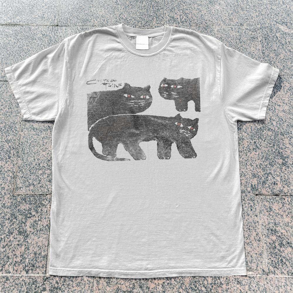 NEW Cocteau Twins TShirt White Cotton Tshirt Size S5XL Unisex T-Shirt