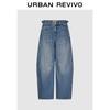 UR Women's Retro Washed Curved Denim Jeans