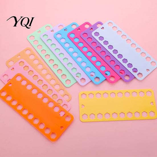 Plastic Thread Winding Board 10Pcs Board, 10 Colors Embroidery Floss Organizer, Cross Bobbins Stitch Holder Bobbin for DIY Sewing Colorful Organizer