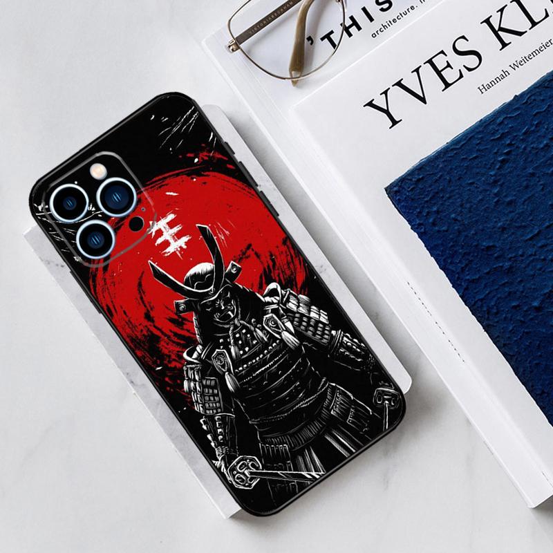 Samurai Case For iPhone 17 Air 15 14 11 16 Pro Max 12 13 Mini 15 16 Plus 16e Funda Silicone Cover