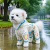 PETCIRCLE Pet Circle Новинка Весна-Лето Одежда для кошек и собак Радужный дождевик Пончо для дождливой погоды Четыре лапы
