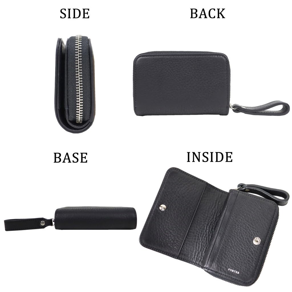 Porter Splendor Coin & Card Case, 261-03896, Black, Size 10