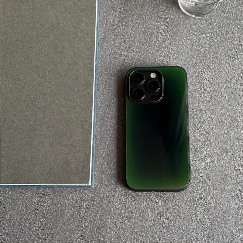Чехол для телефона "Каменные чернила" Роскошная стеклянная крышка для iPhone 17 Air 16 15 14 13 12 Pro Max Plus Защита камеры Жесткий корпус