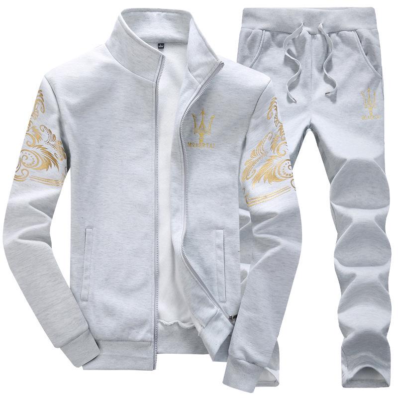 Men's Spring & Autumn Casual Sports Suit - Youth Korean Trend Sweater Jacket