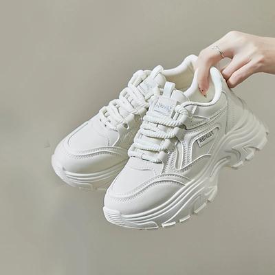 Модные кроссовки для женщин 2025 Дизайнерская платформа Повседневные Спортивные Беговые Туфли Студенческие Женские Сочетание Цветов Модные Кроссовки Массивные Mujer