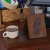 Owl Triangle Book Stand Handmade Desktop Bookend Organizer Book Rest Holder  Readers