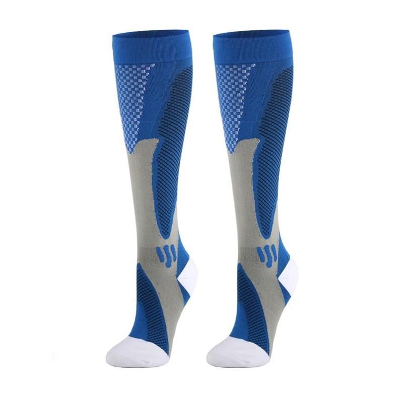 Compression Socks Running Varicose Veins Nurse Bicycle Diabetes Natural Hiking Gift Men's Knee Socks Basketball Football Travel