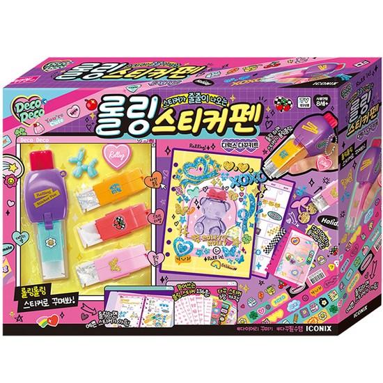Deco Deco Rolling Sticker Pen Deluxe Dakku Kit, a Popular Character In Korea