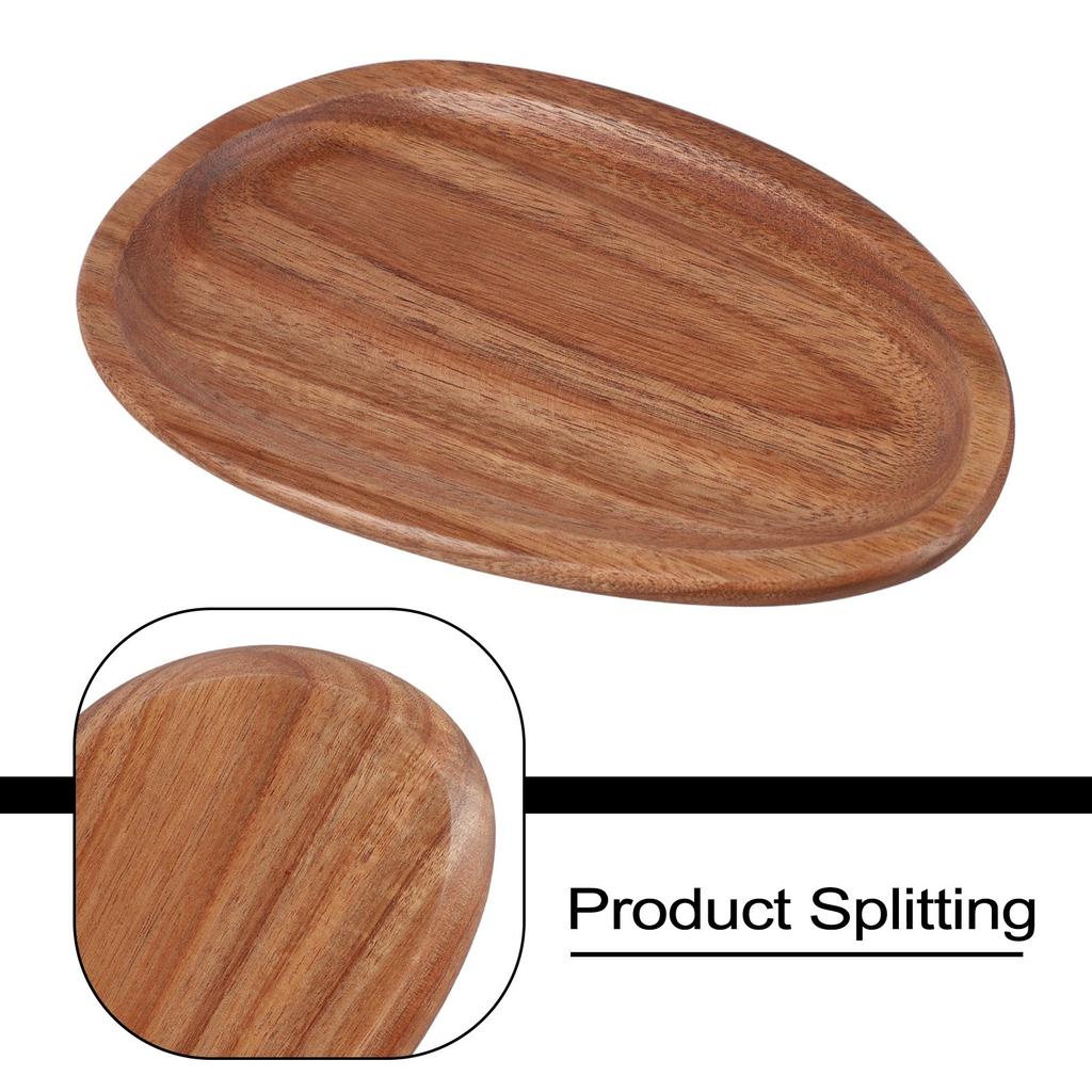 ДЕРЕВЯННАЯ Посуда Закуска Фрукты Десерт Поднос для сервировки Десертные тарелки МНОГОФУНКЦИОНАЛЬНЫЕ