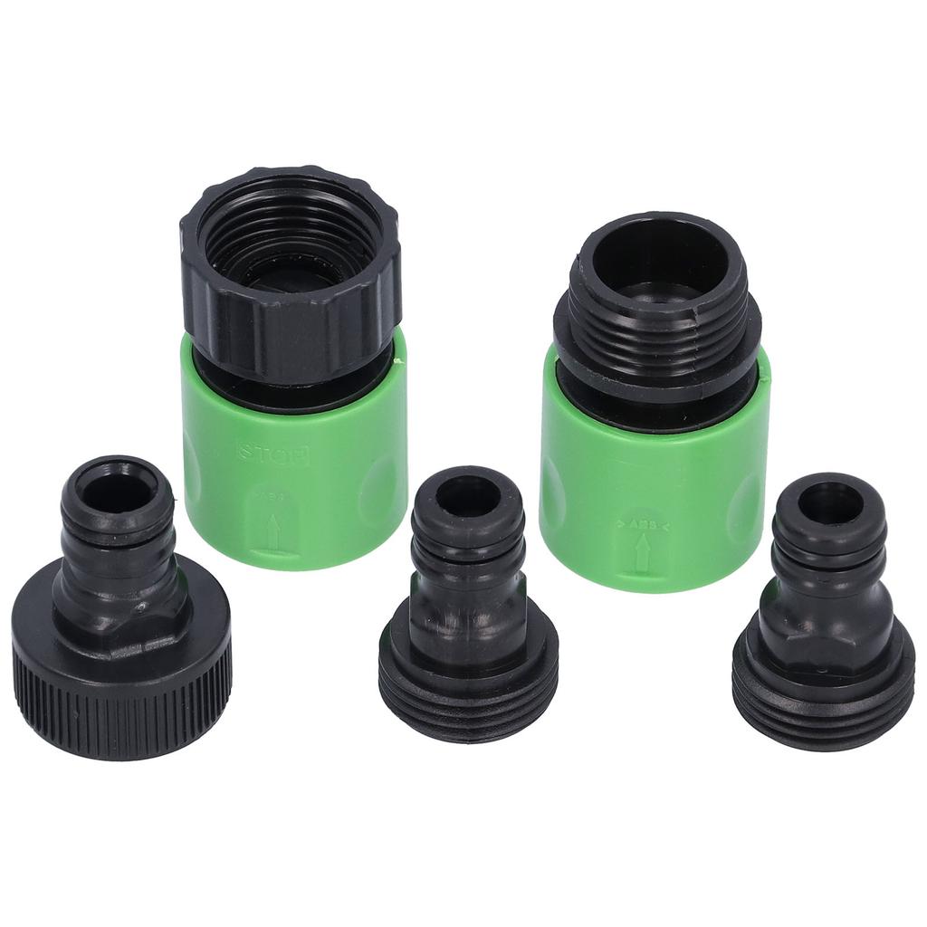 Hose Quick Connector NPT 3/4 Female Male Thread Coupler Nipple for Garden Lawn Irrigation