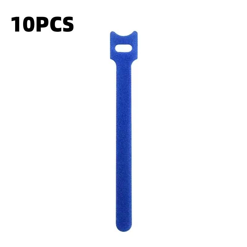 10/30/50pcs Releasable Cable Organizer Ties Mouse Earphones Wire Management Nylon Cable Ties Reusable Loop Hoop Tape Straps Tie