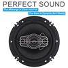 One Pair 6 Inch Car Stereo Door Speakers 600 Watts Max, 4 Way, Full Range Audio, Tweeters, Coaxial