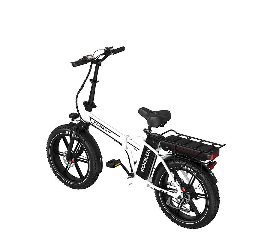 Koolux X11 Взрослый Внедорожный Электровелосипед 500 Вт Мотор 48 В 13 Ач Двойной Аккумулятор Внедорожный Электровелосипед 20 Дюймов Толстые Шины Горный Электровелосипед
