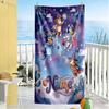Happy Balloon Celebration Customized Name Beach Towel Quick-Dry Soft Microfiber
