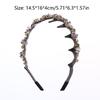 Stylish Rhinestone Hair Hoop Crystal Non Slip with Teeth for Women’s Daily Hair Fashion