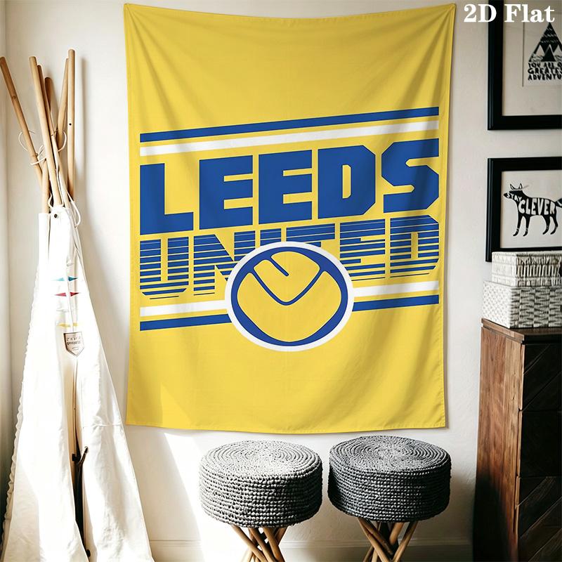 Leeds United Pattern Home Decor Tapestry, Wall Hanging, Decorative RV Wall Cloth.SGT0917104