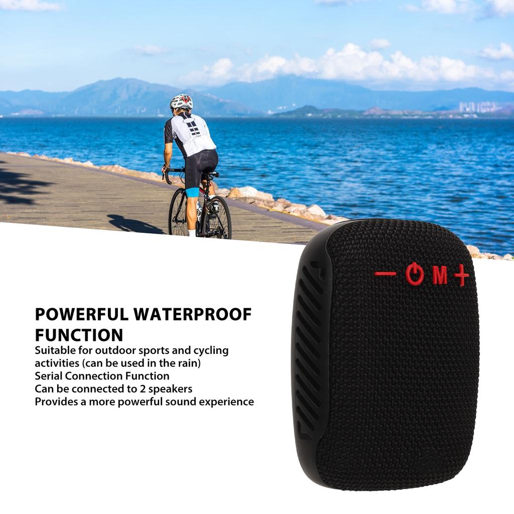 Портативная колонка Велосипедная Bluetooth-колонка Водонепроницаемая Поддержка карты памяти Радио Портативная беспроводная колонка с креплением для велосипеда