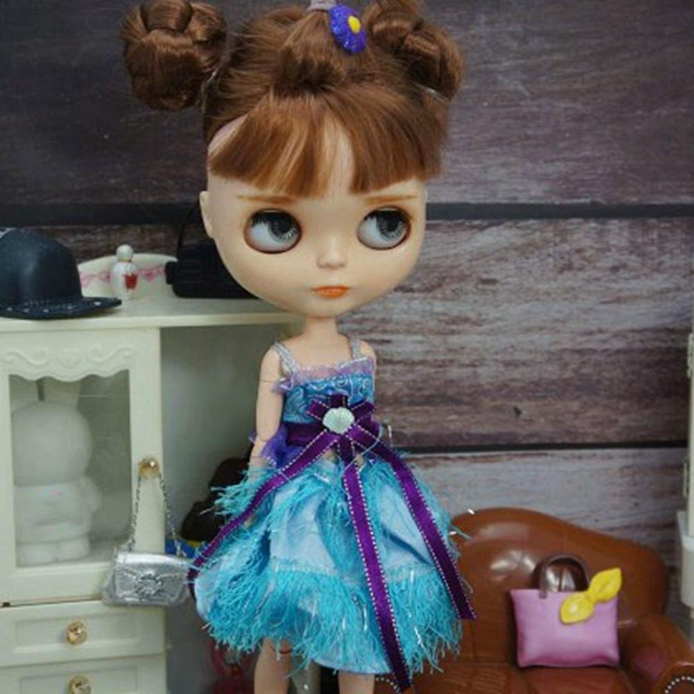 Милые Элегантные Джинсы Брюки Модная Юбка из Газа Принцессы для кукол azone19 ICY DBS Для кукол blythe