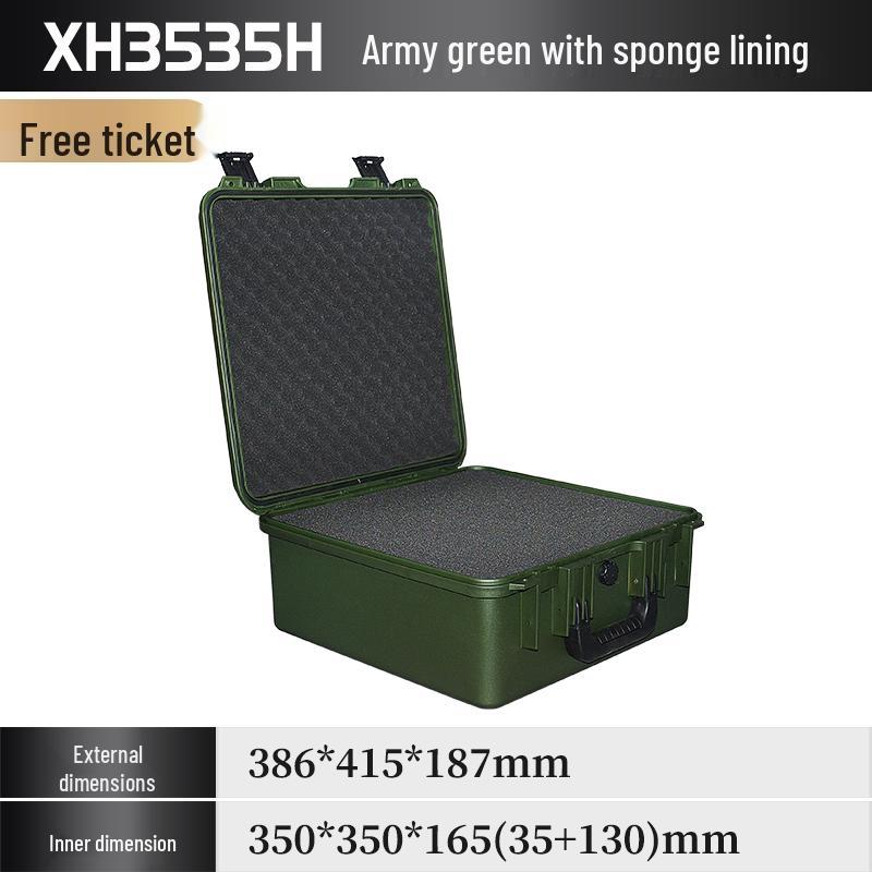 Xihua IP67 Водонепроницаемый Пластиковый Ящик для Инструментов с Сертификацией ROHS, Утолщенный - 35x35 Квадратный Влагозащитный Кейс для Приборов