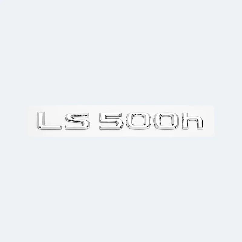 3D Chrome Glossy Black ABS Letters LS350 LS400 LS460 LS460L LS500 LS500h HYBRID Emblem For Lexus Car Trunk Logo Badge Sticker