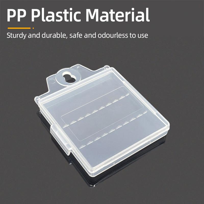 Drill Bit Storage Box Double Head Screwdriver Bit Organizer Case Box Accessories Tool Plastic Box Empty Drill Packaging Case