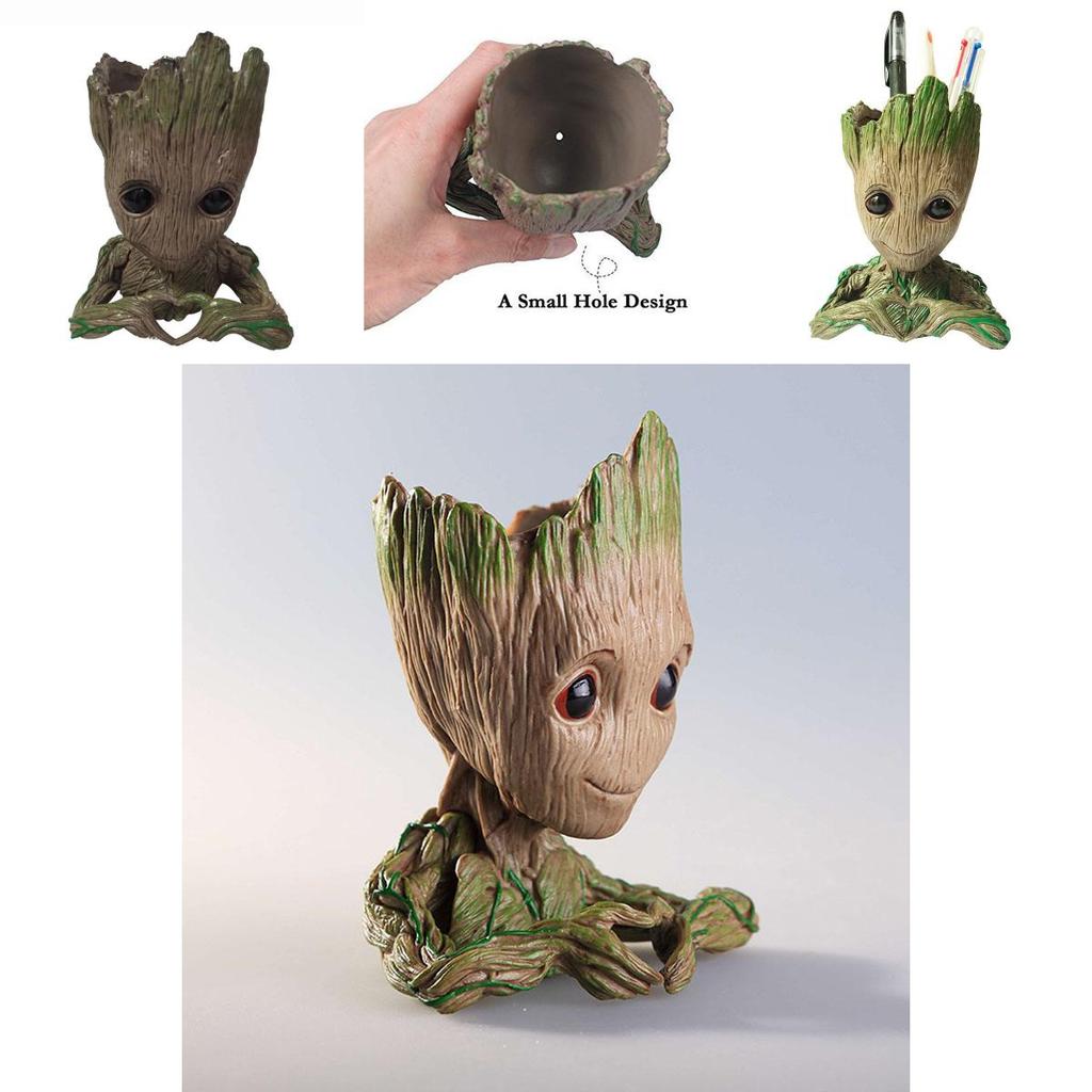 Guardians Of The Galaxy Groot Flowerpot Pen Pot Pencil Vase Tree Man Gift Figure