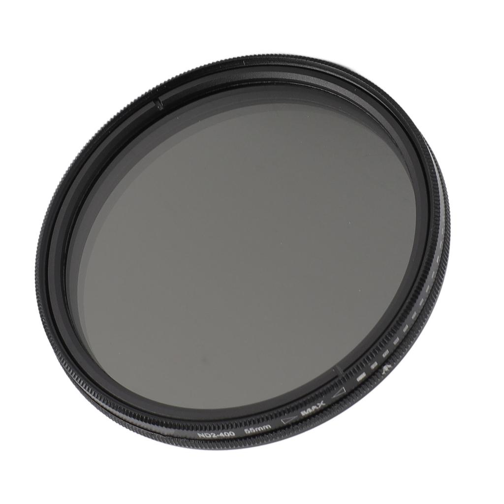 Регулируемый ND-фильтр ND2-400 переменный нейтральный фильтр для объектива для фотосъемки камерой 55 мм