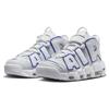 Nike Air More Uptempo Тисненый Белый Королевский Синий Винтажный Баскетбольный FD0669-100