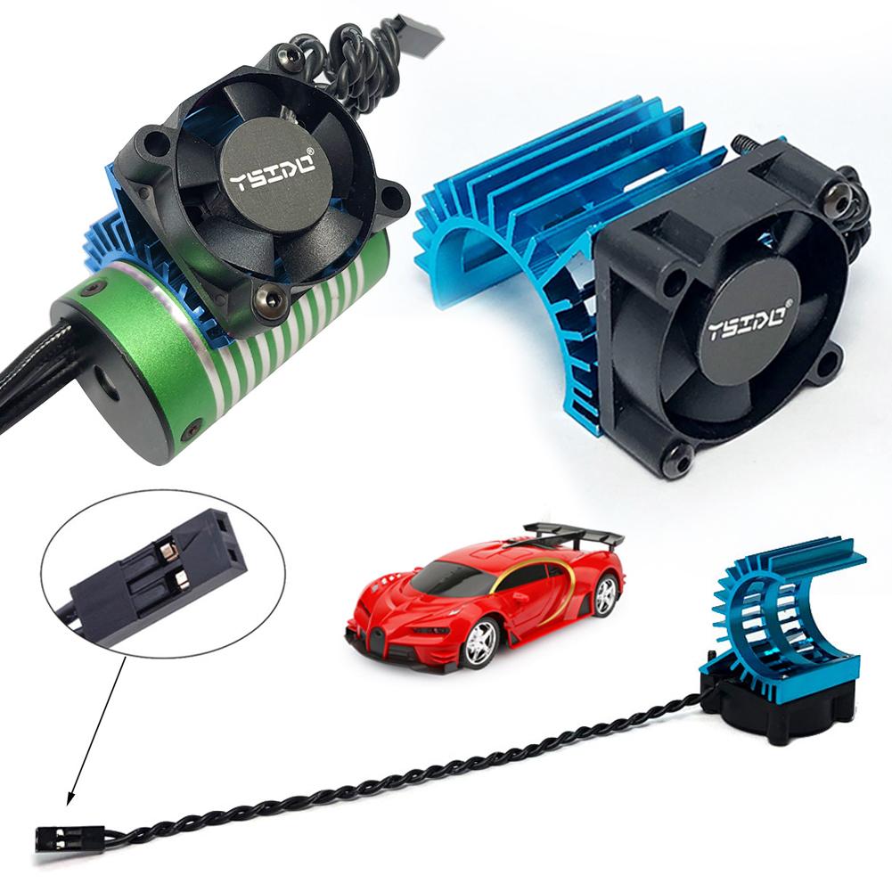 Бесколлекторный двигатель RC 380 390 2838 2845 2847 Вентилятор охлаждения RC Охлаждающий радиатор для Wltoys 124017 124016 144010 Детали для модельных автомобилей