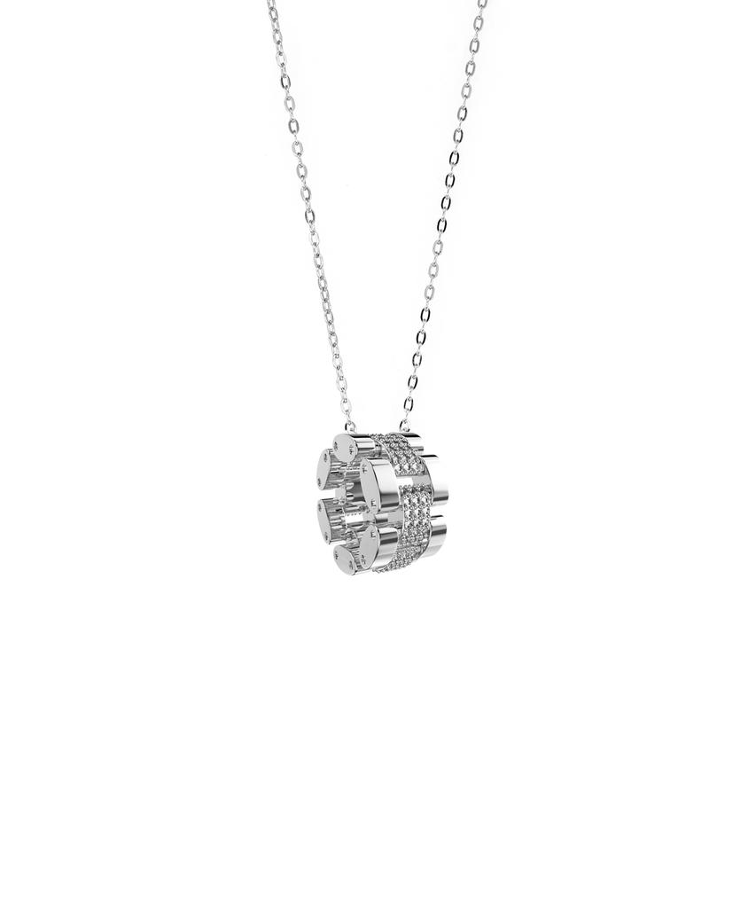 Iceball Ice Triple Link Necklace (Wg)