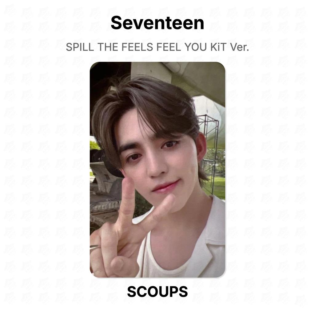 Seventeen ВЫЛИВАЙ ЧУВСТВА ЧУВСТВУЙ СЕБЯ НАБОР Вер. Официальная фотокарта