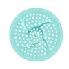 Shower Drain Filter Round Bathroom Supplies Reusable Floor Shower Drain Bathtub Sink Filter Hair Catcher Durable Anti-clogging
