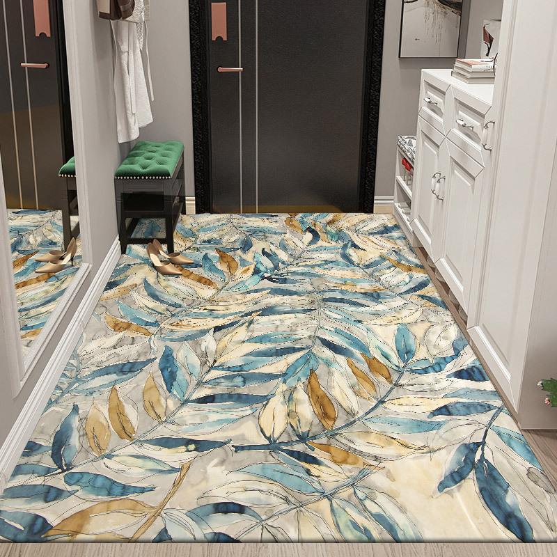 Ковер в европейском стиле в гостиной, большие коврики для журнальных столиков, легко чистящийся коврик для входной двери, моющийся коврик для декора комнаты