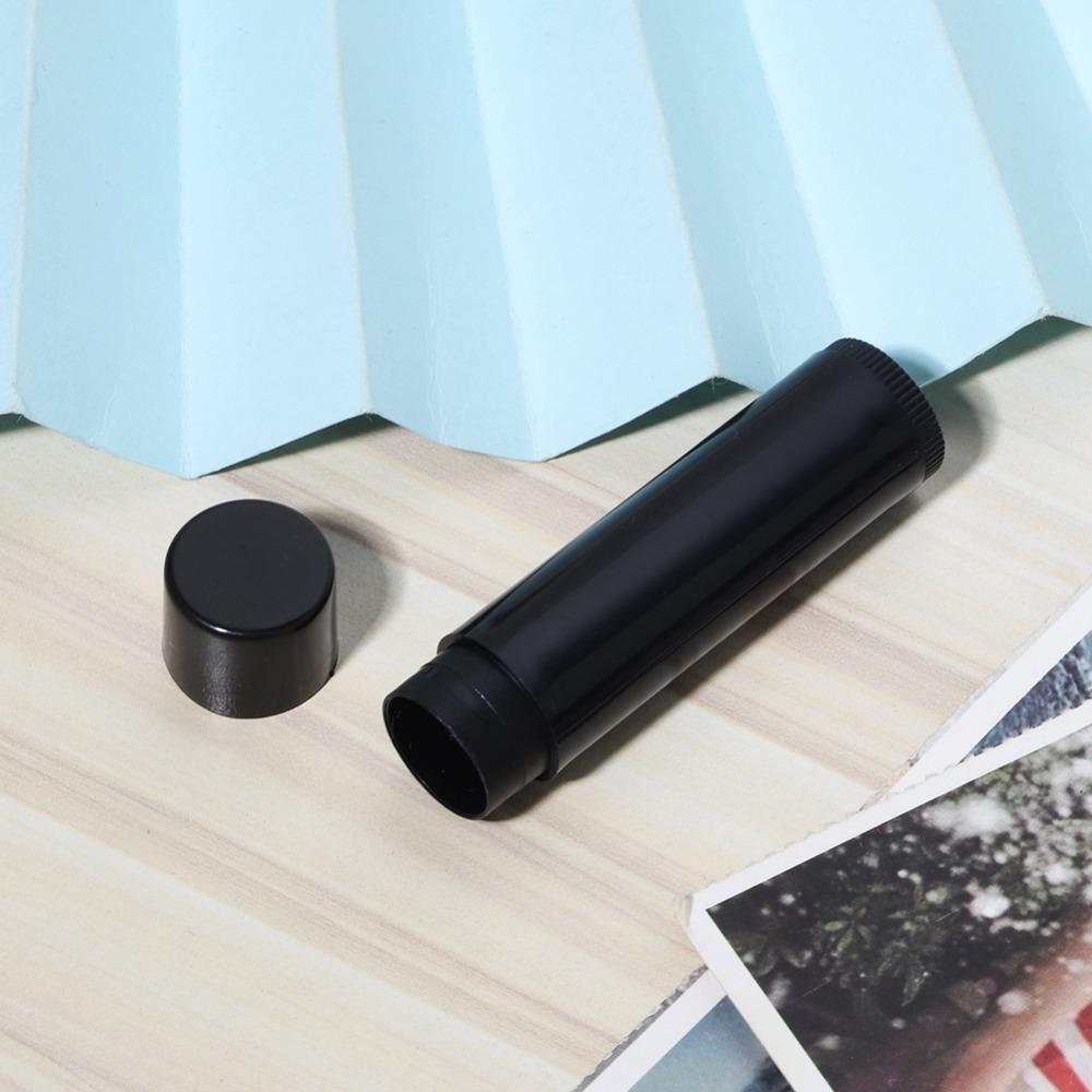 100Pcs Black Lip Balm Container PP Lip Balm Bottle Empty Cosmetic Tools For DIY Lipstick
