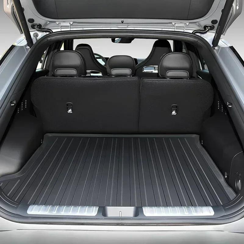 Car Trunk Mat For Kia Forte Cerato BD K3 2019~2024 2020 2021 2022 2023 Waterproof Rubber Material Storage Liner Pad Accessories
