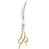 7 Inch 7.5 Inch Professional Upward Curved Gold Pet Cutting Scissors Jp440C Dog Hair Care Pet Grooming Reversible Dog Cut Hair Scissors