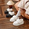 Detachable Cotton Slippers for Ladies To Wear Outside In Winter, At Home, Thick-soled Non-slip Velvet Warm Waterproof Cotton Shoes