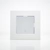 Plaque de finition métal alu 1 poste 84x87x10mm