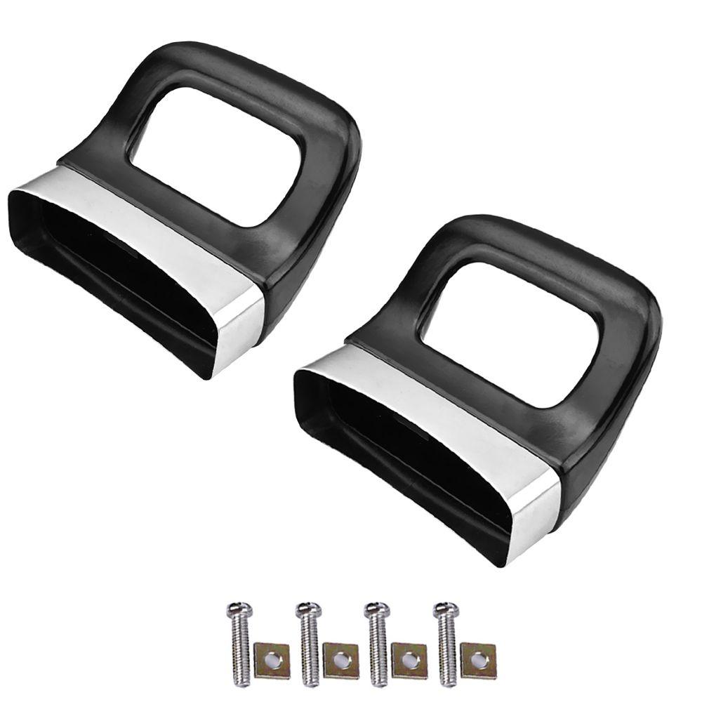 2pcs Black with Screws Double Hole Cookware Accessories Side Handles Bakelite Grip Pot Handle