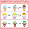 Игровой домик, симпатичная каменная игрушка, магазин мороженого, набор из 44 предметов, обучающая игрушка 2 в 1, как играть в самодельное мороженое-кекс с изменяемым цветом и температурой